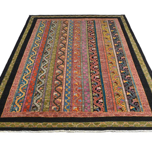 Handknuten Shal Oriental Ziegler/Kazak rug measuring 238x167 cm with intricate patterns, crafted by Orientmattor.