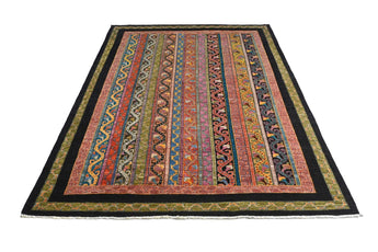 Handknuten Shal Oriental Ziegler/Kazak rug measuring 238x167 cm with intricate patterns, crafted by Orientmattor.