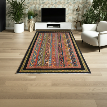 Handknuten Shal Oriental Ziegler/Kazak rug, 238x167 cm, with intricate geometric patterns, crafted by Orientmattor.