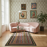 Handwoven Shal Oriental Ziegler/Kazak rug, 238x167 cm, with intricate patterns and rich colors, from Orientmattor.