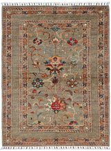 Handwoven Sultani Oriental rug in Ziegler/Kazak style, 143x108 cm, by Orientmattor, featuring intricate patterns and rich colors.