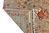 Handwoven Sultani Oriental rug in Ziegler/Kazak style, 143x108 cm, featuring intricate patterns from Orientmattor.