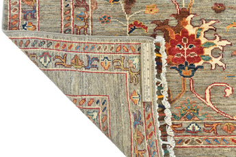 Handwoven Sultani Oriental rug by Orientmattor, Ziegler/Kazak style, 147 x 107 cm with intricate traditional patterns.