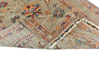 Handwoven Sultani Oriental rug, 147x107 cm, Ziegler/Kazak style, by Orientmattor with intricate traditional patterns.