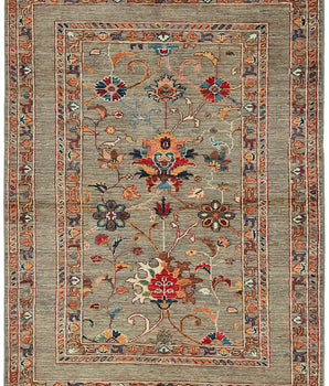 Handknuten Sultani Oriental rug by Orientmattor, Ziegler/Kazak style, 147 x 109 cm with intricate traditional patterns.