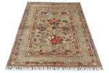 Handwoven Sultani Oriental rug in Ziegler/Kazak style, 147x109 cm, with intricate patterns from Orientmattor.