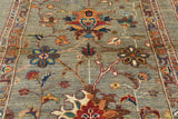 Handknuten Sultani Oriental rug, 147x109 cm, Ziegler/Kazak style by Orientmattor, featuring intricate patterns and rich colors.