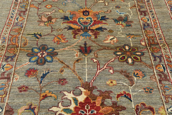 Handknuten Sultani Oriental rug, 147x109 cm, Ziegler/Kazak style by Orientmattor, featuring intricate patterns and rich colors.