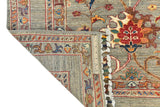 Handwoven Sultani Oriental rug with Ziegler/Kazak design, 147x109 cm, by Orientmattor, detailed traditional pattern visible.