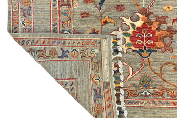Handwoven Sultani Oriental rug with Ziegler/Kazak design, 147x109 cm, by Orientmattor, detailed traditional pattern visible.