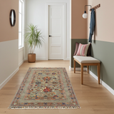Handknuten Sultani Oriental rug by Orientmattor, 147 x 109 cm, featuring Ziegler/Kazak design with intricate patterns.