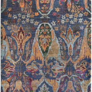 Orientmattor Symphony Oriental handwoven Ziegler/Kazak rug, 272x194 cm, intricate patterns and vibrant colors.