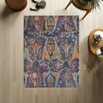 Orientmattor Symphony Oriental handwoven Ziegler/Kazak rug, 272 x 194 cm with intricate traditional patterns.
