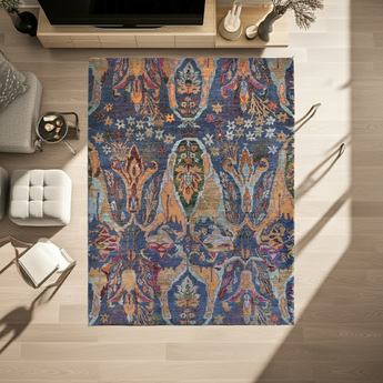 Handknuten Symphony Oriental Ziegler/Kazak rug by Orientmattor, 272 x 194 cm, with intricate traditional pattern and rich colors.