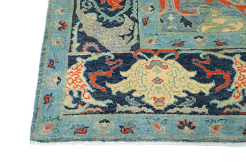Handknuten Symphony Oriental Ziegler/Kazak rug in beige and brown, 306x244 cm, featuring intricate traditional patterns.