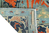 Orientmattor Handknuten Symphony Oriental Ziegler/Kazak rug, 306x244 cm, detailed floral and geometric patterns.