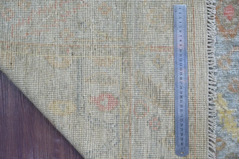 Handwoven Ushak Oriental rug in Ziegler/Kazak style, 234x84 cm, featuring intricate patterns and warm colors from Orientmattor.