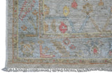 Handwoven Ushak Oriental rug in Ziegler/Kazak style, 234x84 cm, with intricate patterns and rich colors from Orientmattor.