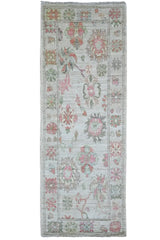 Handknuten Matta Ushak Oriental 244 x 90 cm Nr. 65573 - Orientmattor
