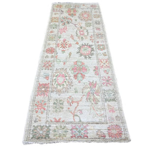 Handknuten Matta Ushak Oriental 244 x 90 cm Nr. 65573 - Orientmattor