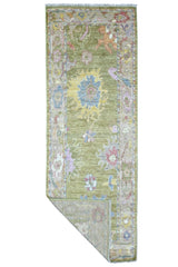 Handknuten Matta Ushak Oriental 250 x 85 cm Nr. 65574 - Orientmattor