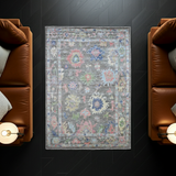 Handknuten Ushak Oriental Ziegler/Kazak rug by Orientmattor, 264x185 cm, intricate traditional design in vibrant colors.