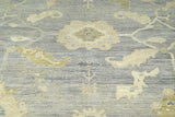 Handknuten Ushak Oriental rug in Ziegler/Kazak style, 299x251 cm, with intricate patterns and rich colors from Orientmattor.