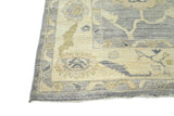 Handwoven Ushak Oriental rug in Ziegler/Kazak style, 299x251 cm, with intricate patterns from Orientmattor.