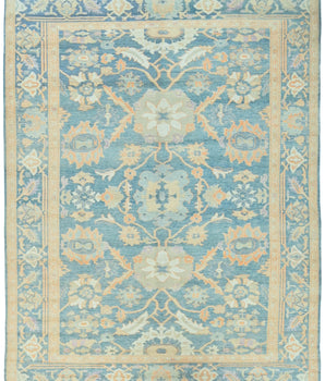 Handknuten Ushak Oriental Ziegler/Kazak rug, 374x274 cm, with intricate traditional patterns, by Orientmattor.