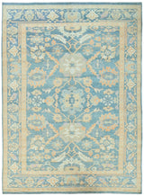 Handknuten Ushak Oriental Ziegler/Kazak rug, 374x274 cm, with intricate traditional patterns, by Orientmattor.