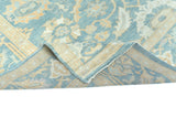Handwoven Ushak Oriental rug by Orientmattor, Ziegler/Kazak style, 374x274 cm with intricate patterns and rich colors.