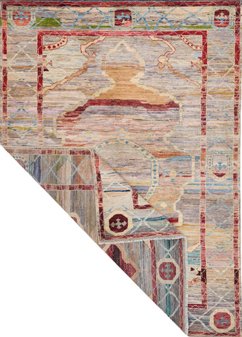 Handknuten Matta Zeiglar Afghanistan 240 x 173 cm Nr. 65018 - Orientmattor