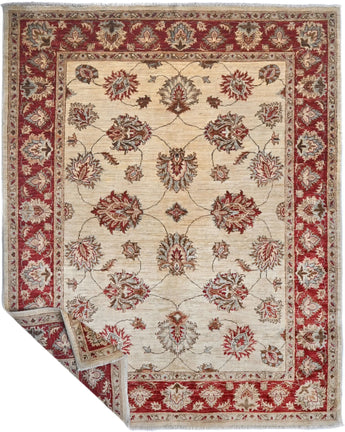 Handknuten Ziegler Oriental rug by Orientmattor, 188 x 149 cm, featuring intricate Kazak design with detailed patterns.