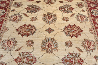 Handwoven Ziegler/Kazak Oriental rug by Orientmattor, 188x149 cm with intricate patterns and rich colors.