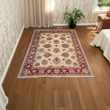 Handknuten Ziegler/Kazak oriental rug by Orientmattor, 188x149 cm with intricate patterns and rich colors.