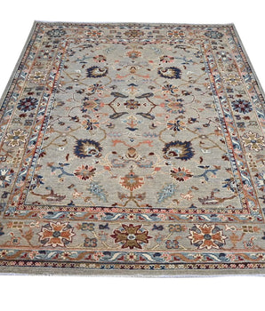 Handknuten Ziegler Oriental Kazak rug by Orientmattor, 199x151 cm with intricate geometric patterns and rich colors.