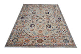 Handknuten Ziegler Oriental Kazak rug by Orientmattor, 199x151 cm with intricate geometric patterns and rich colors.