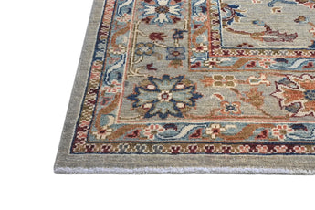 Handknuten Ziegler Oriental rug by Orientmattor, 199x151 cm, featuring intricate Kazak patterns and rich colors.
