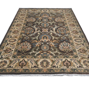 Handwoven Ziegler Oriental rug by Orientmattor, 291 x 210 cm, intricate Kazak design with detailed patterns and rich colors.