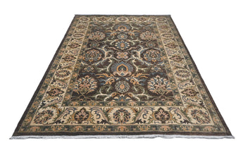 Handwoven Ziegler Oriental rug by Orientmattor, 291 x 210 cm, intricate Kazak design with detailed patterns and rich colors.