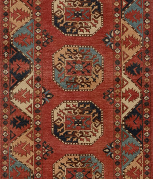 Orientmattor Ziegler/Kazak rug featuring intricate patterns and rich colors, showcasing its fine craftsmanship and design.