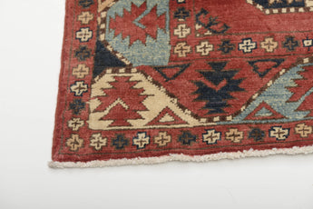 Ziegler Kazak rug by Orientmattor featuring intricate patterns and vibrant colors, highlighting its traditional design.