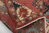 Orientmattor Kazak-Super 64578 Ziegler rug featuring intricate patterns and rich colors on a textured surface.
