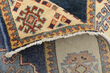 Kazak-Super 64579 Ziegler/Kazak rug by Orientmattor with intricate geometric patterns in warm earthy tones.