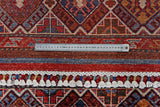 Ziegler/Kazak Khorjin 65008 rug by Orientmattor with intricate geometric patterns in rich colors and traditional design.