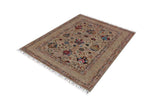 Orientmattor Sultani 64869 Ziegler/Kazak rug featuring intricate patterns and rich colors on a textured surface.